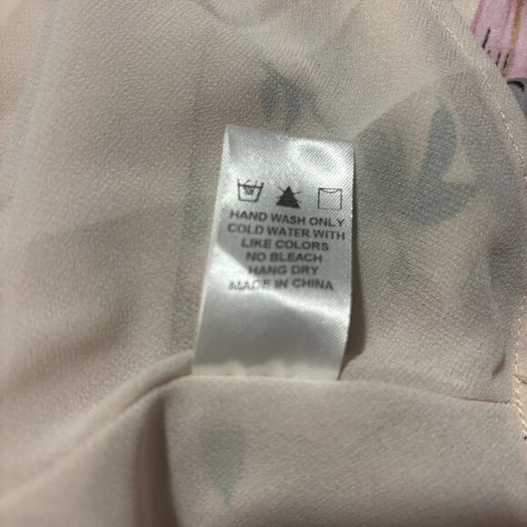 NEW Pippa & Pearl Satin Floral Wrap Front Gown- Size M - Picture 9 of 9